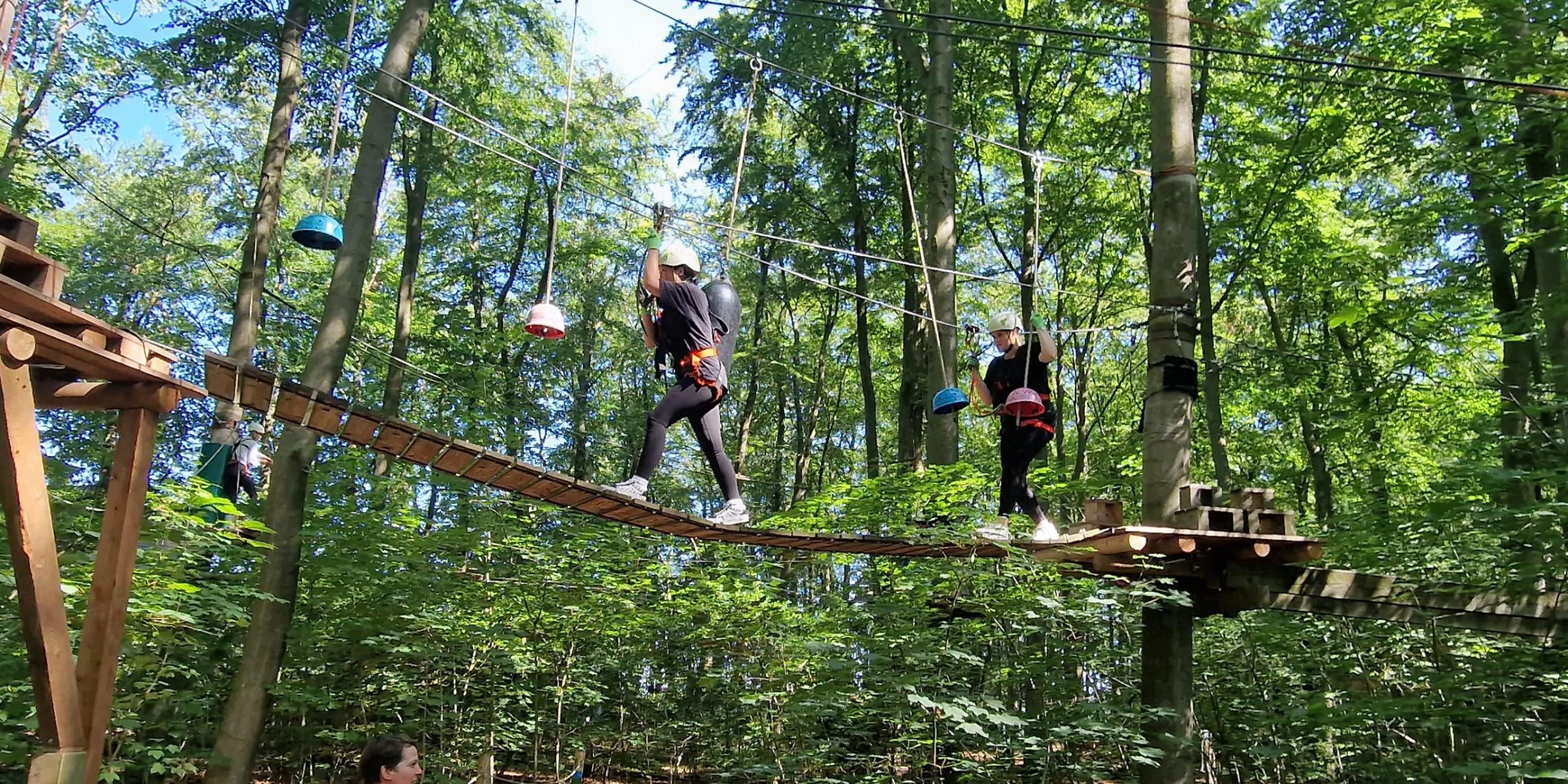 Kurs 80 im Hochseilgarten