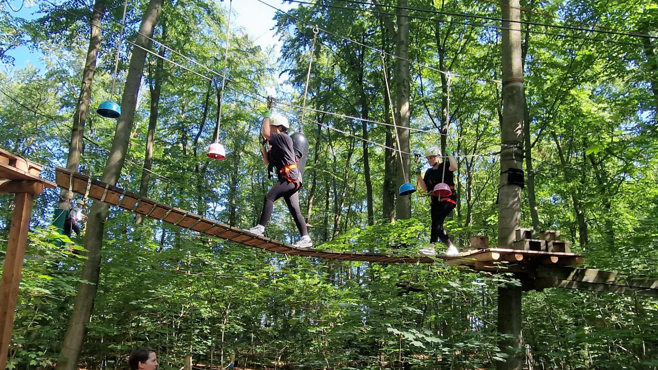Kurs 80 im Hochseilgarten