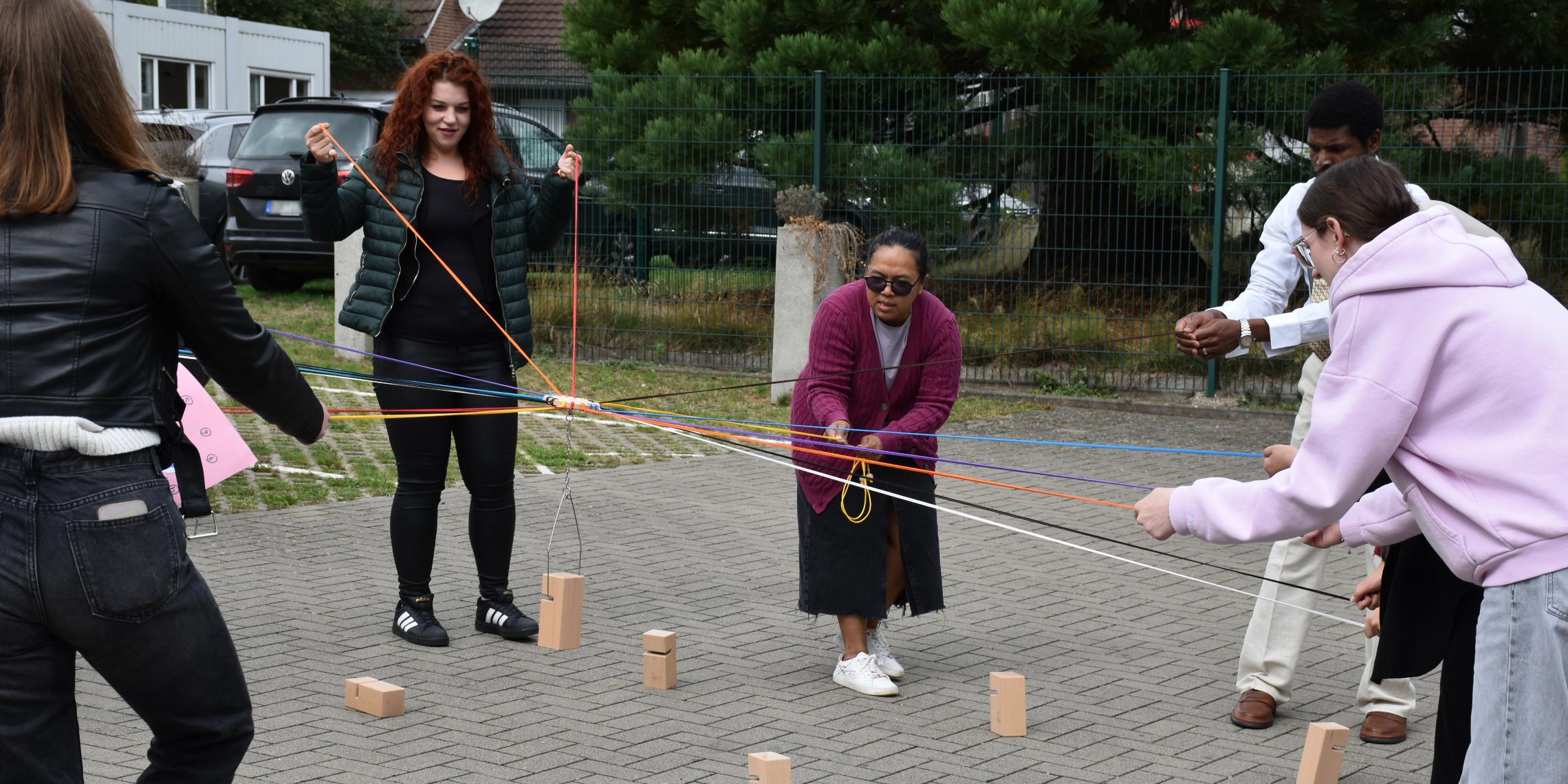 „Zusammen geht was“ –  als Team galt es, verschiedene Spiele zu meistern.